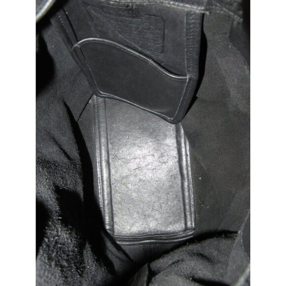 COACH Legacy Black Leather Drawstring Bucket Bag 90s Y2K - Picture 6 of 9
